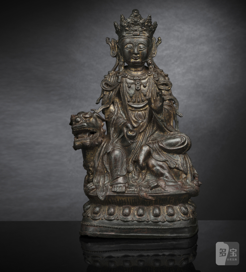 A BRONZE FIGURE OF GUANYIN - 图6